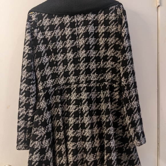 Guess Houndstooth Coat size Medium - Picture 3 of 9